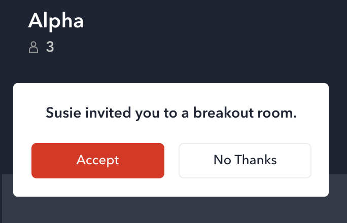 breakout room invite